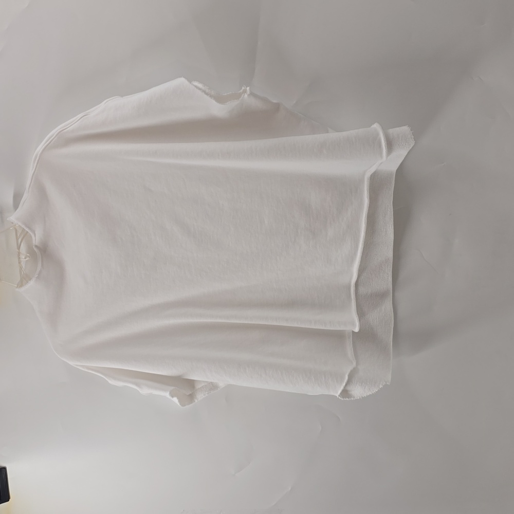 Frankie & Eileen Audrey White Asymmetrical Women's Blouse - Picture 7 of 9
